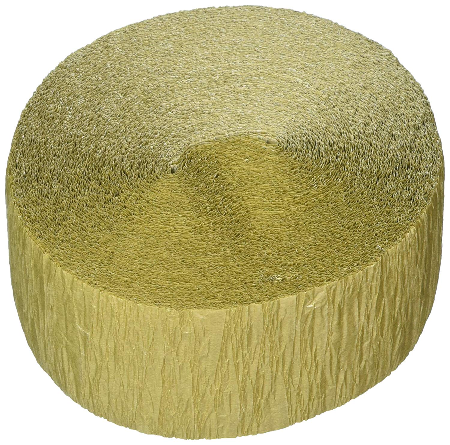 Gold Crepe Streamer 24cm x 4.4cm, 81 feet