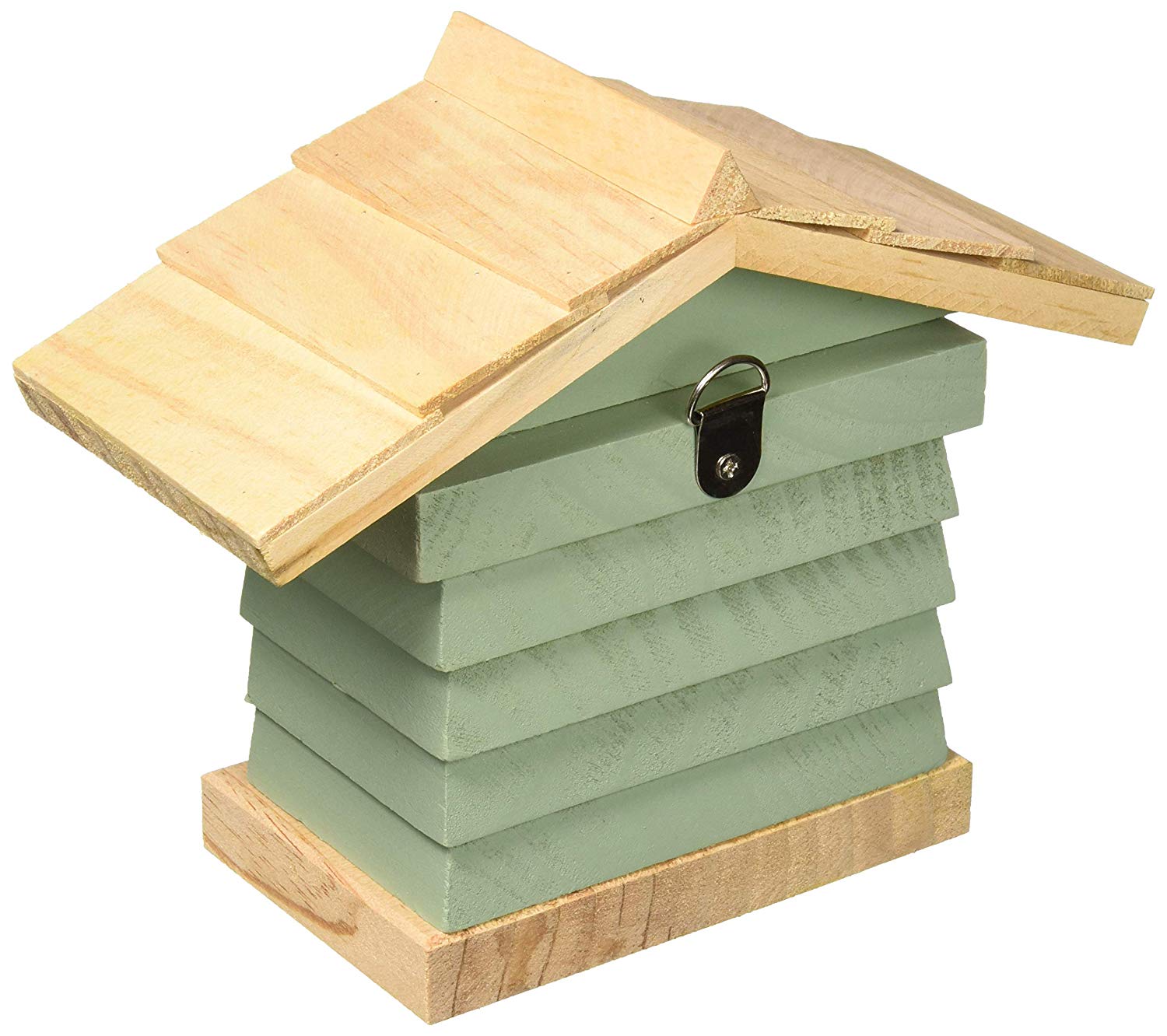 Wildlife World Solitary Bee Hyve, Green/Brown - Image 2