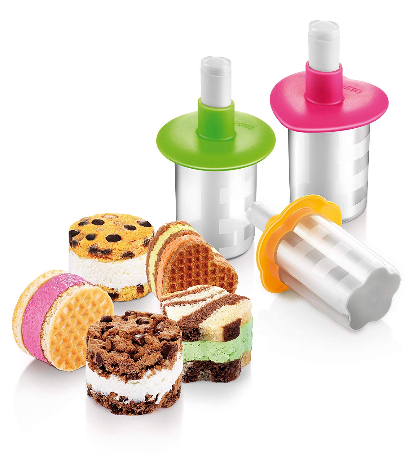 Tescoma Ice Cream Sandwich Makers, 3 Pcs Bambini, Assorted, 16.1 x 8.1 x 18.5 cm, 16.100000000000001 x 8.1 x 18.5 cm - Image 2