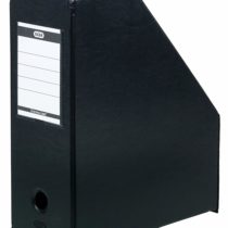 Elba Plastic Magazine File - Black (Pack of 5), 100400637