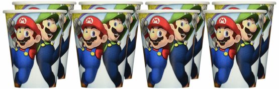 Amscan 581554 - Super Mario Birthday Party Paper Cups - 8 Pack - Image 3