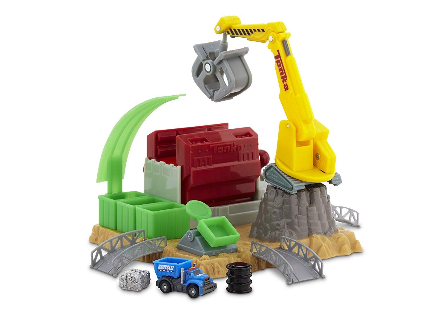 Tonka 51006 Tinys Car Crush Escape Playset, Blue, Small