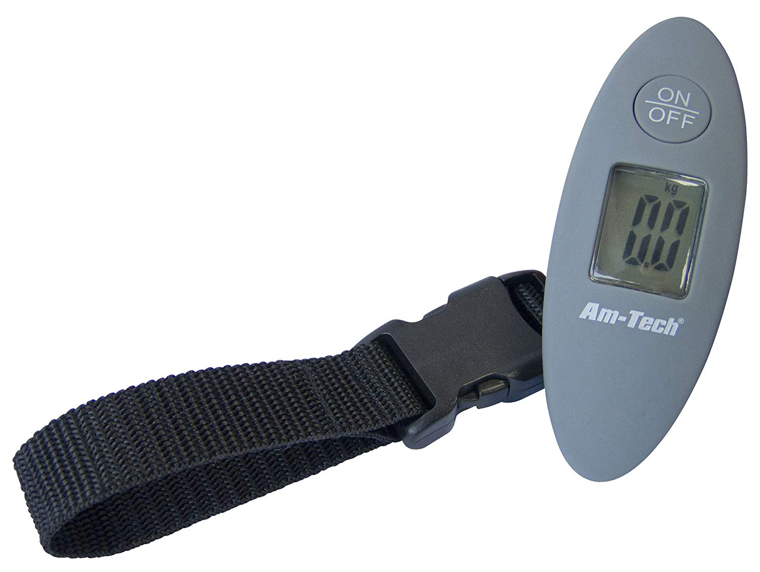 Amtech S6430 Luggage Scale with 1 m Tape, Clear, Transparent