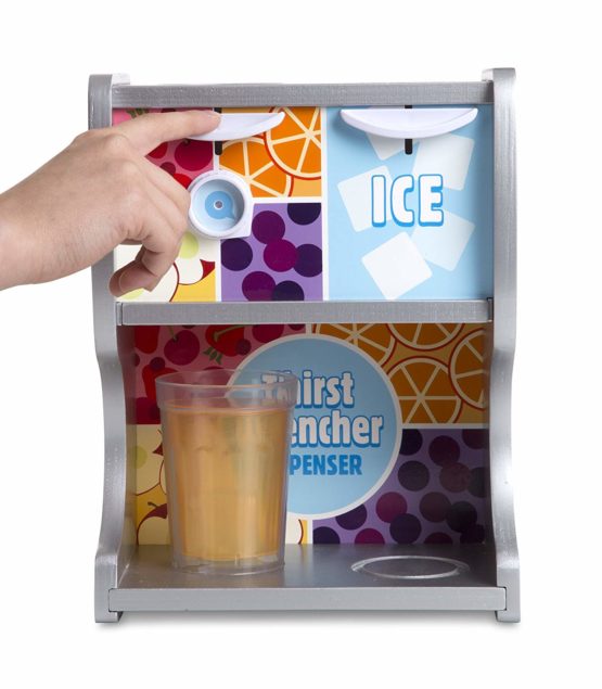 Melissa & Doug Thirst Quencher Dispenser | Pretend Play | Play Food | 3+ | Gift for Boy or Girl - Image 3