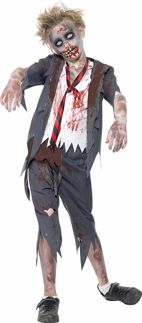 Download Smiffys Children's Zombie School Boy Costume, Trousers ...