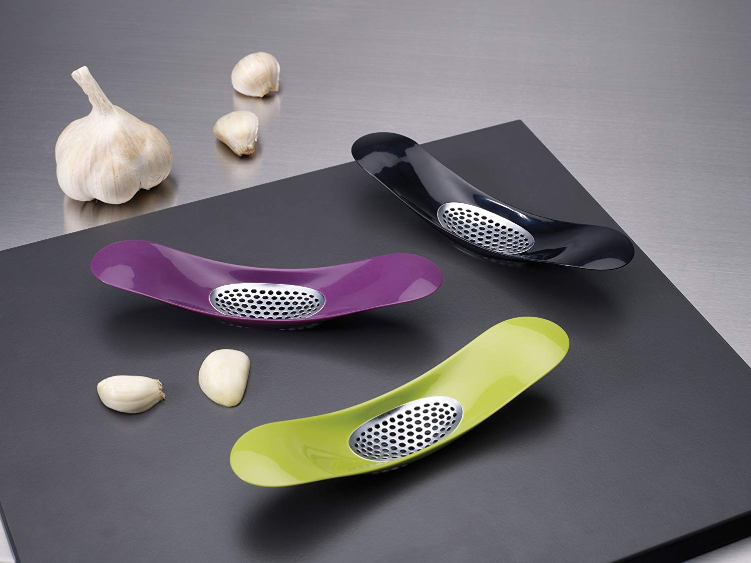 Joseph Joseph Garlic Press Crusher Rocker, Dishwasher Safe - Green, 24 - Image 3