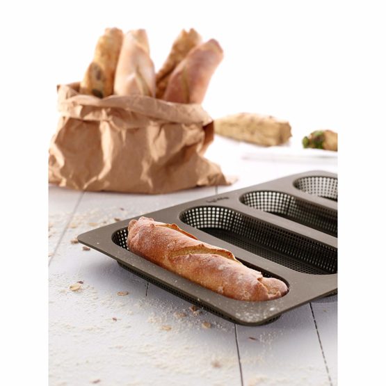Lékué Mini Baguette, Silicone, Brown - Image 4