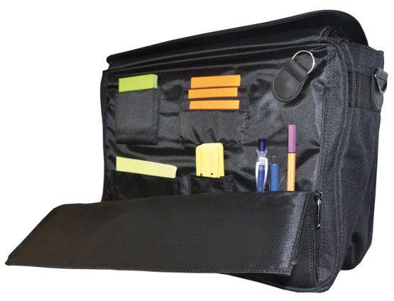 Masters 41455MN Monolith Softsided Polycanvas Pilot Case, 49 cm, Black - Image 2