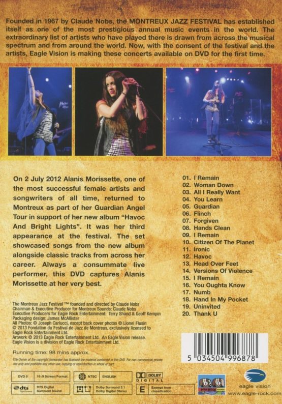 Live At Montreux 2012 [DVD] [2013] [NTSC] - Image 2
