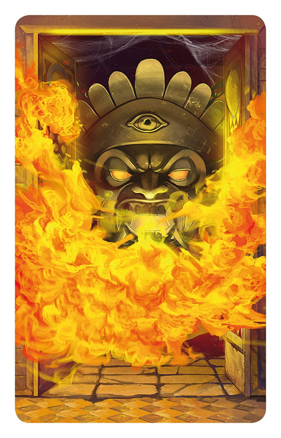 Schmidt Spiele 75046 "Temple of Terror Card Game, Gold, Medium - Image 3