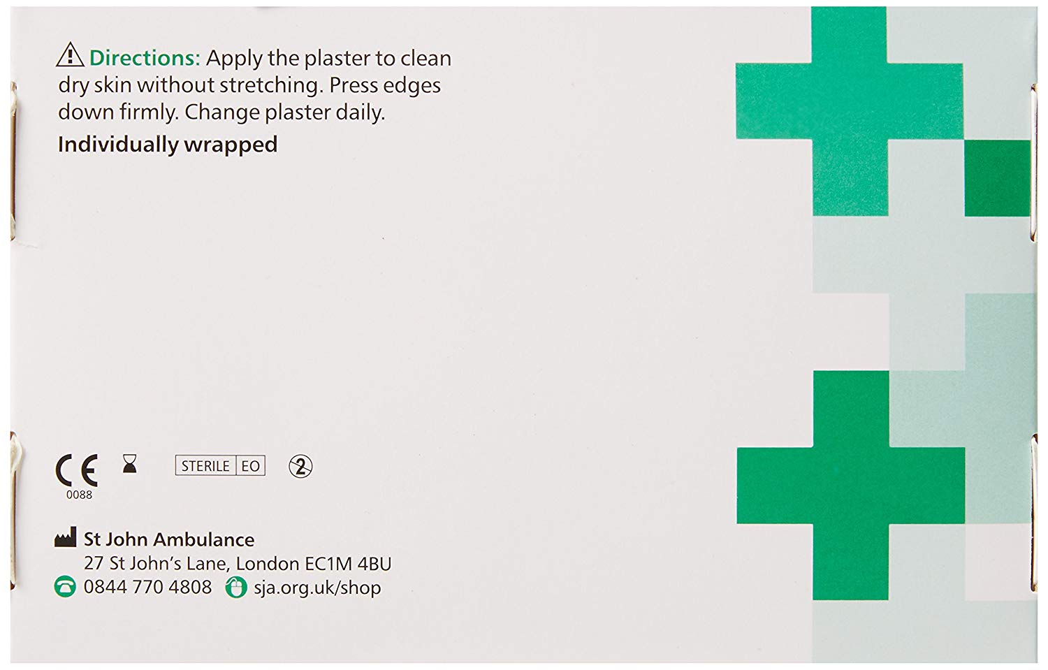 St John Ambulance 7.5x2.5cm Wash Proof Plasters - Pack of 100 - Image 2