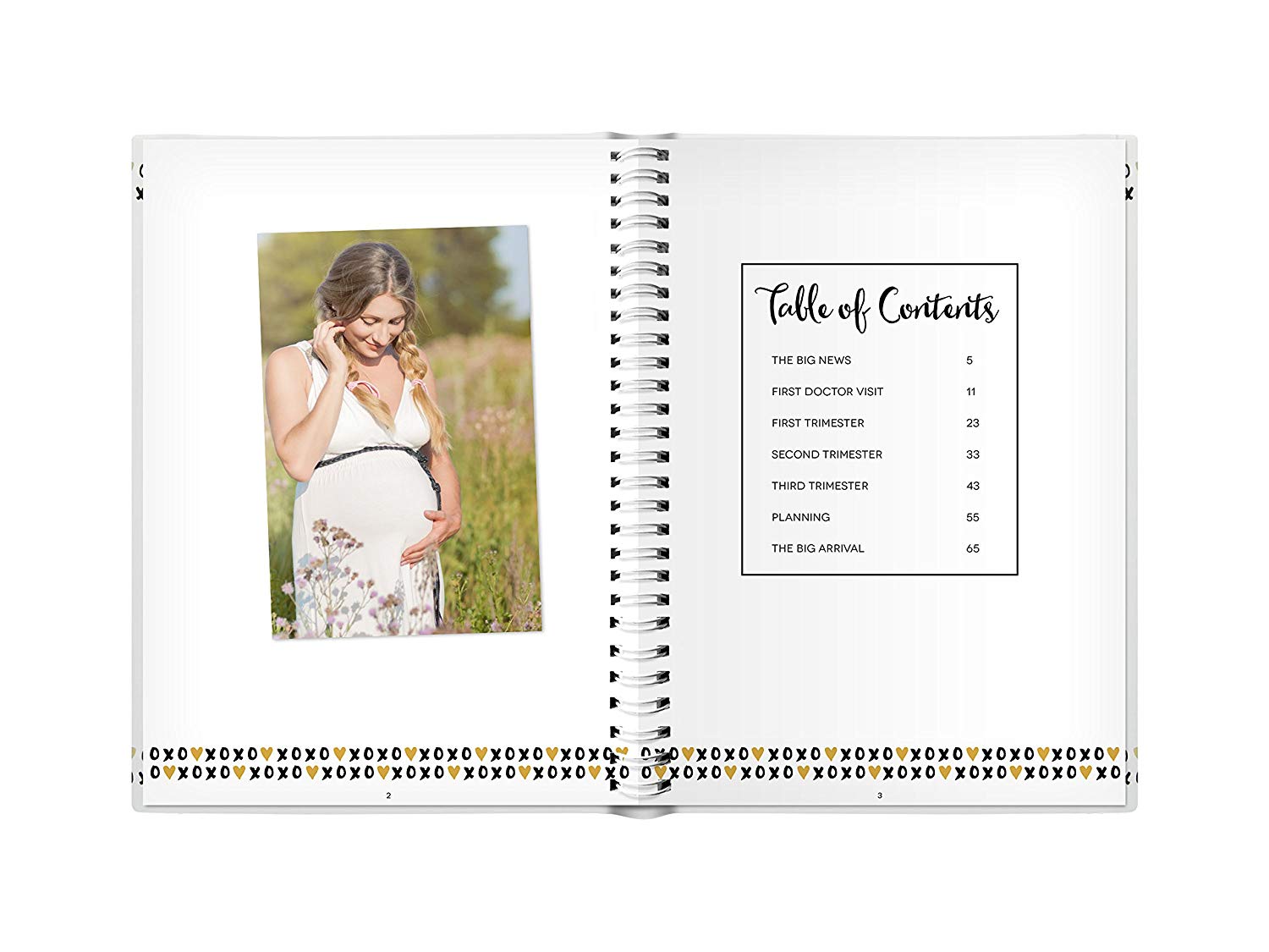 Pearhead My Pregnancy Journal, Pregnancy Keepsake Book, Pregnancy Milestone Memories and Photo Album - Image 2