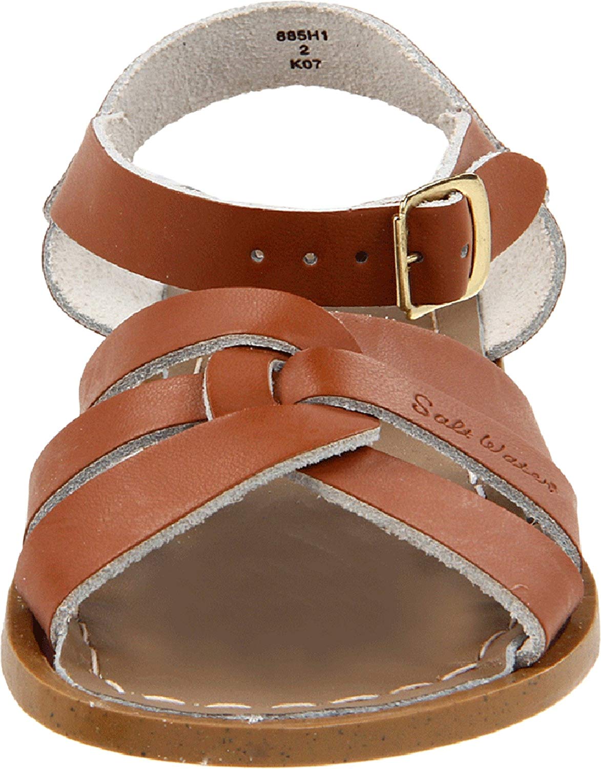 Salt Water Original Little Kid Leather Sandals, Tan, 13 Little Kid, 11 UK Child - Image 2
