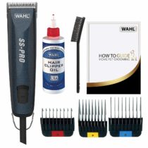 WAHL Dog Clippers, SS Pro Premium Dog Grooming Kit, Full Coat Dog Grooming Clippers for All Coat Types, Low Noise Corded Pet Clippers, Powerful and Quiet