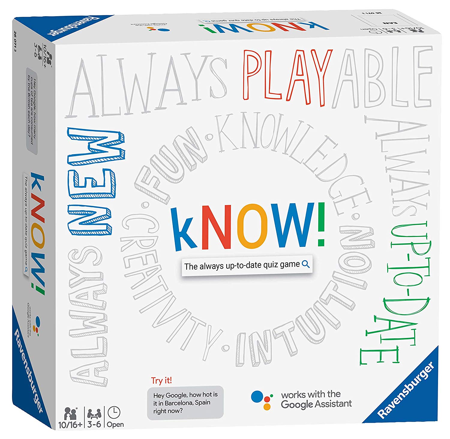 Ravensburger kNOW! - The always-up-to-date quiz game powered by the Google Assistant, Multicolor - Image 2