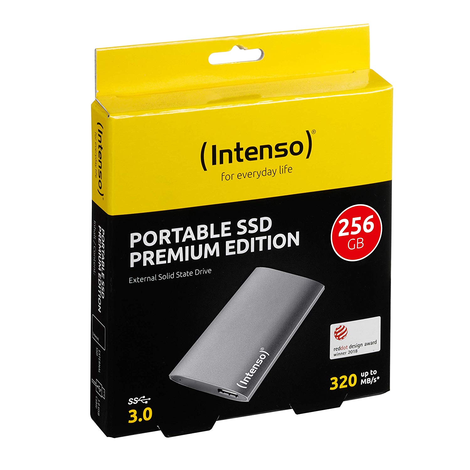 Intenso 1.8 Inch External SSD Premium 256 GB, charcoal - Image 4