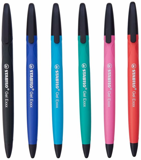 Erasable Rollerball - STABILO Gel Exxx Display of 16 in 6 Assorted Colours - Image 2