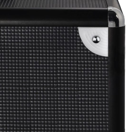 Hama 00181436 | 50 Vinyl Records LP Case, Aluminium Look | Black, 22.0 cm*35.5 cm*35.0 cm - Image 4