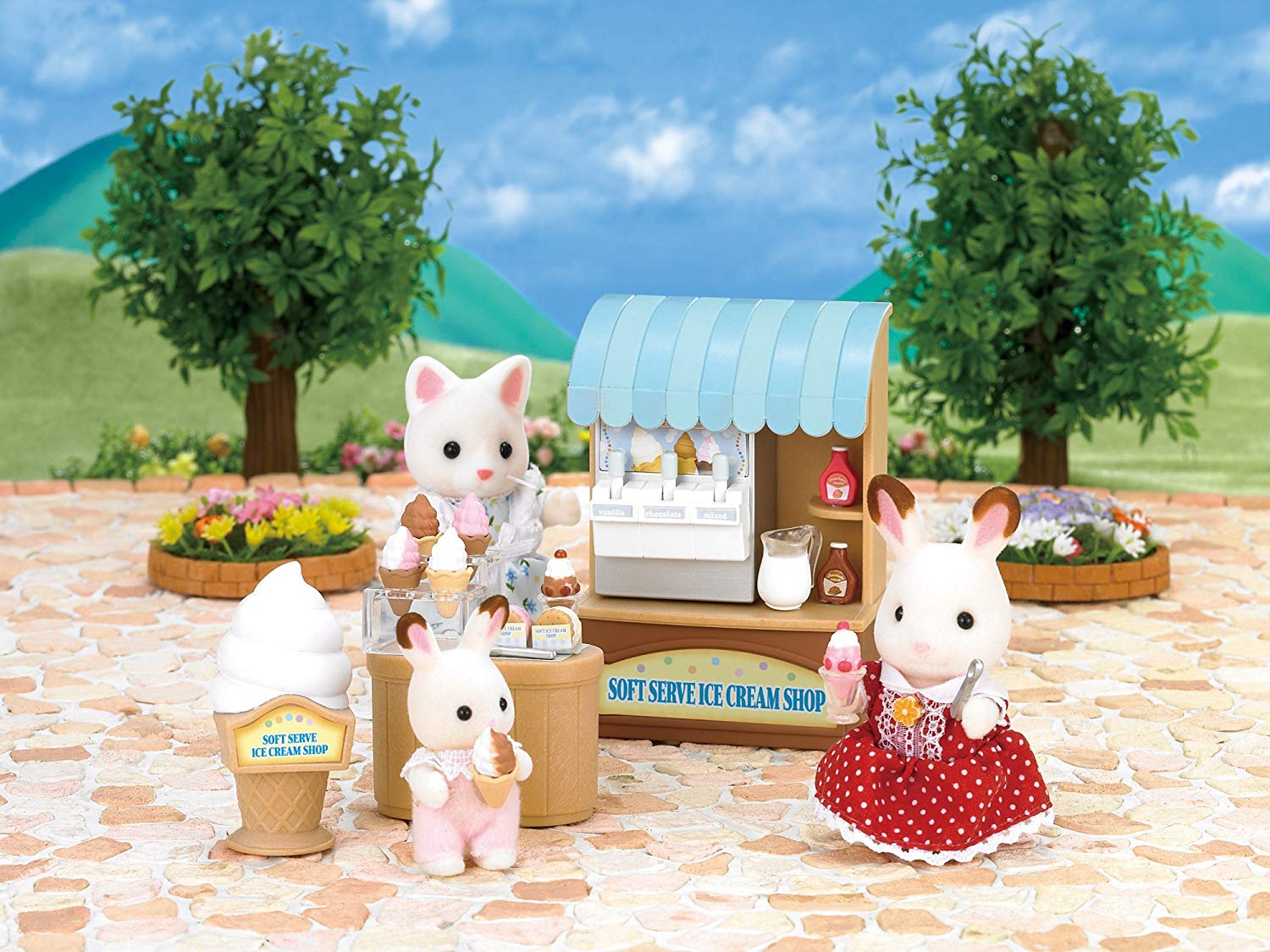 sylvanian families soft serve ice cream