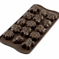 silikomart Silicone Chocolate Mould Springlife, Brown