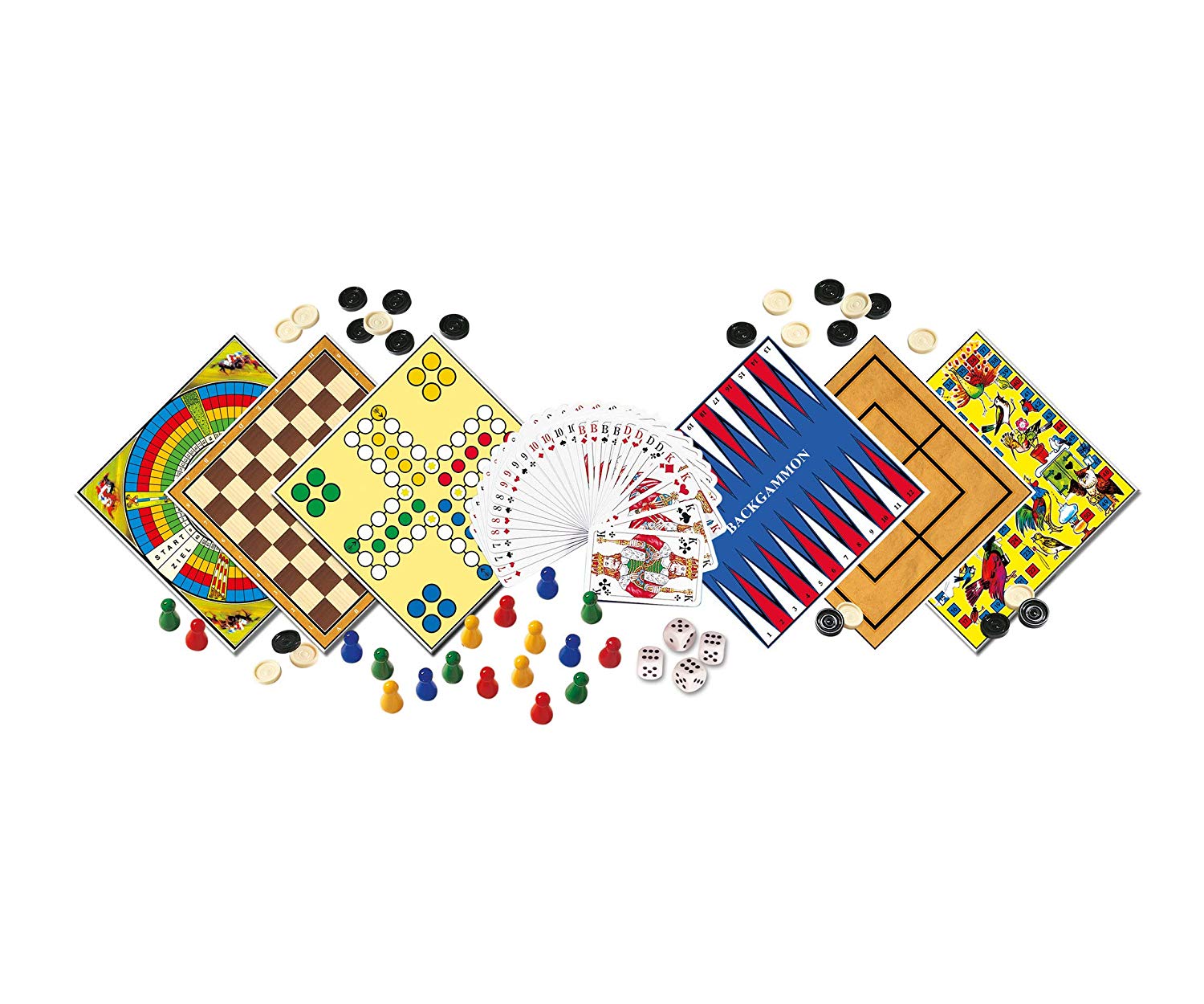 Noris 606111687 classic game with 200 playing options such as skat, mill, lady, backgammon or just no excitement - Image 3