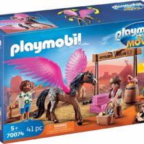Playmobil: THE MOVIE 70074 Marla and Del with Flying Horse for Children Ages 5+
