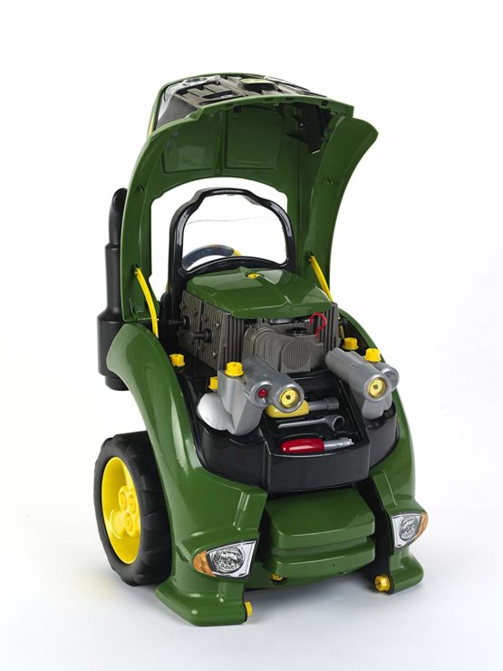 Theo Klein 3916 John Deere Tractor Engine I 56-Part Reproduction of Tractor Engine with Lots of Functions for Experimenting and Learning How to Use Screws and Nuts I Dimensions: 43 x 40 x 52.5 cm - Image 2