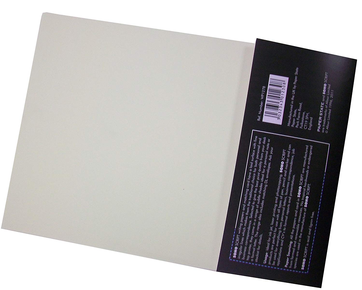 Paper State Soho Script A4 100gsm Laid Paper - Champagne (50 Sheets) - Image 2