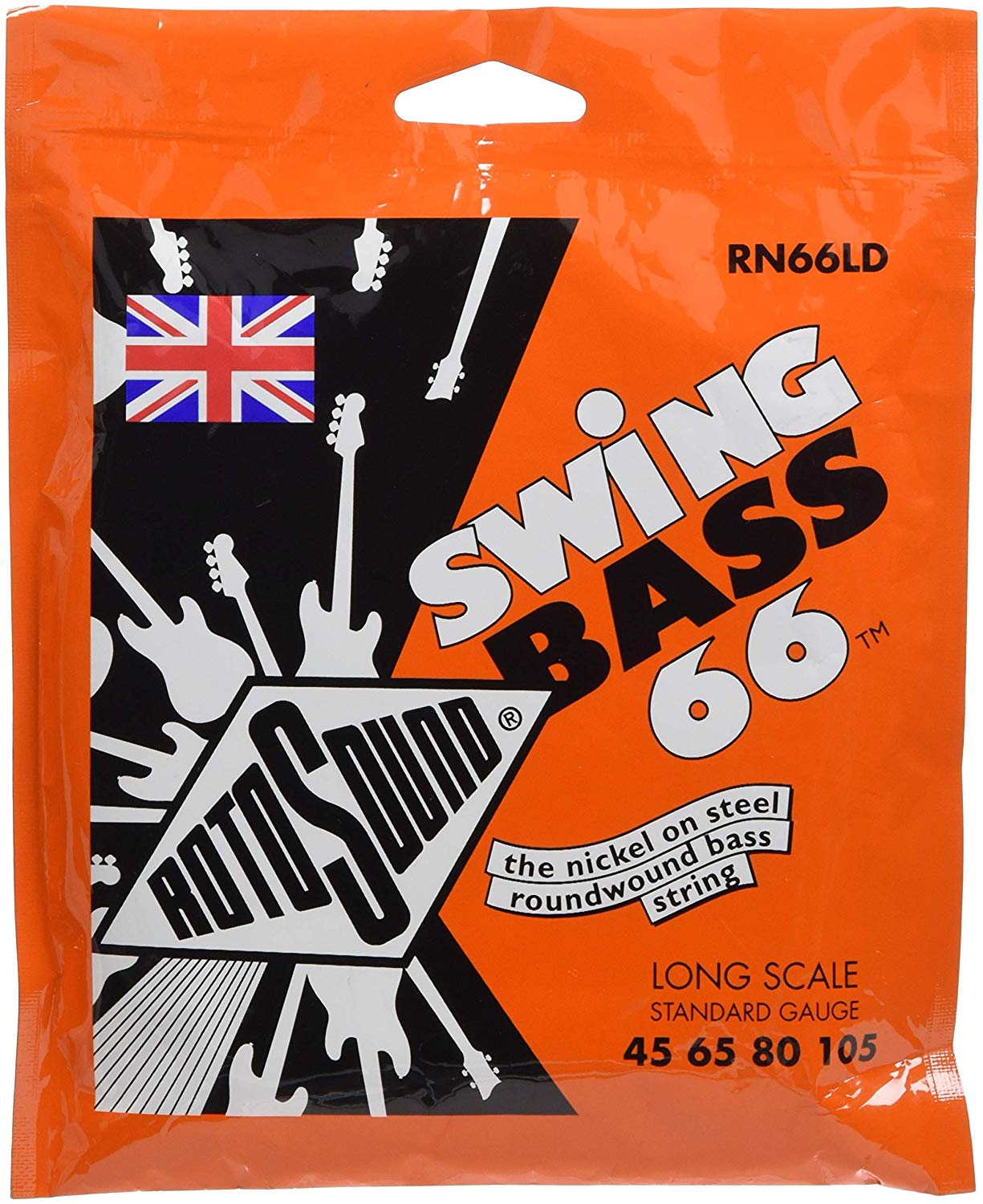 CRS RN66LD Swing Rotosound Bass Strings 45-105 Vintage, Nickel