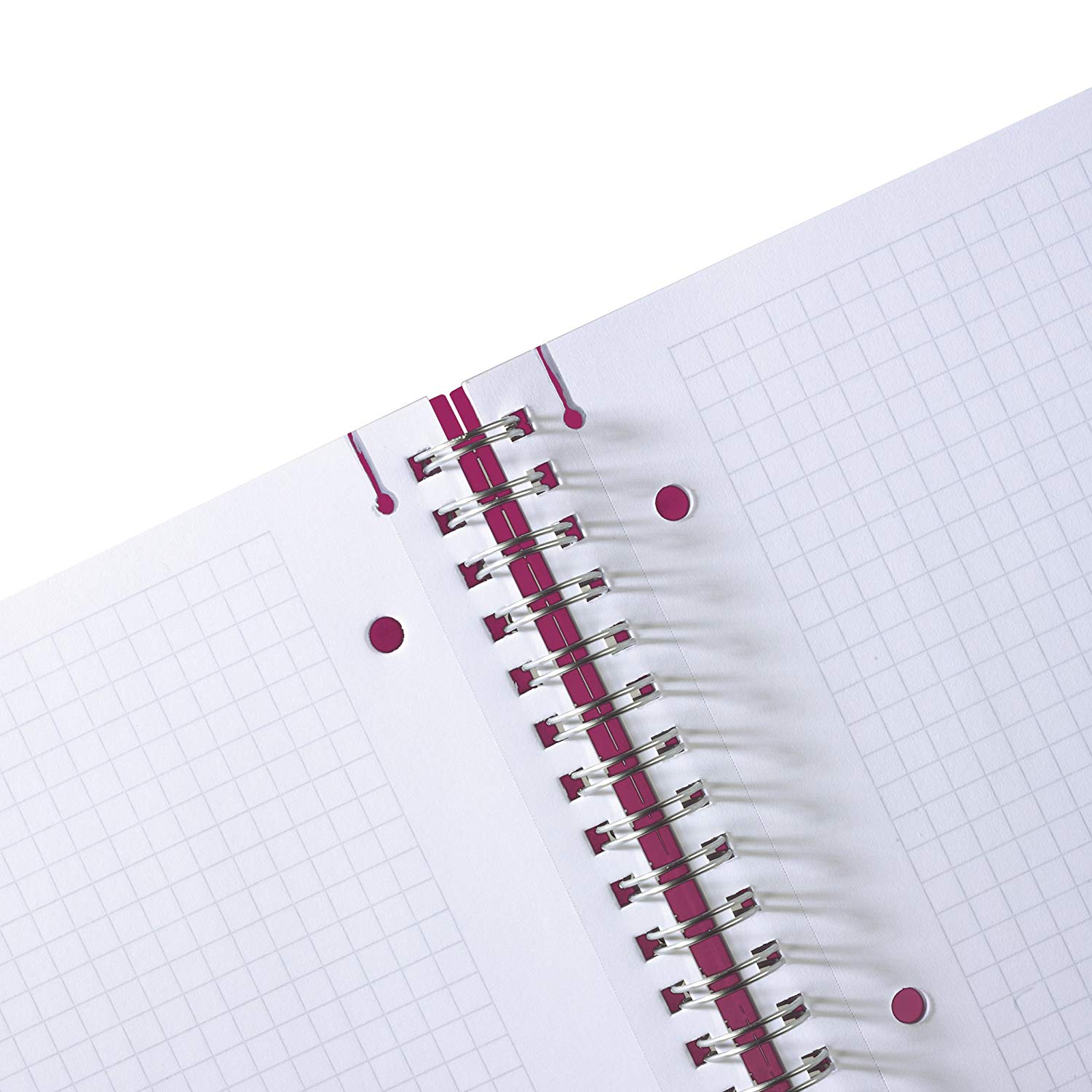 Herlitz A4 To Go Spiral Pad - Berry (80 sheets), White - Image 2