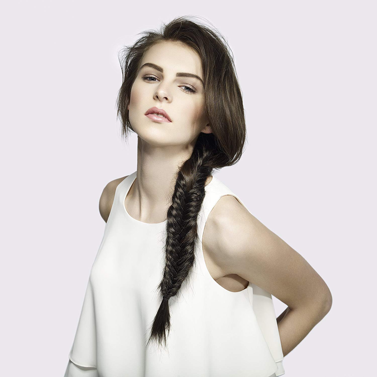 Thermofibre Hair Addition Silky Straight 24" Colour HA4 - Chestnut Brown (Versatile Ponytail and Braid Hair Switch) - Image 4
