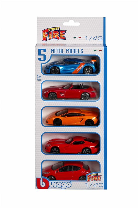 Bburago Maisto France Pack of 5 Vehicles 1/43, 30007, Random Colour - Image 2