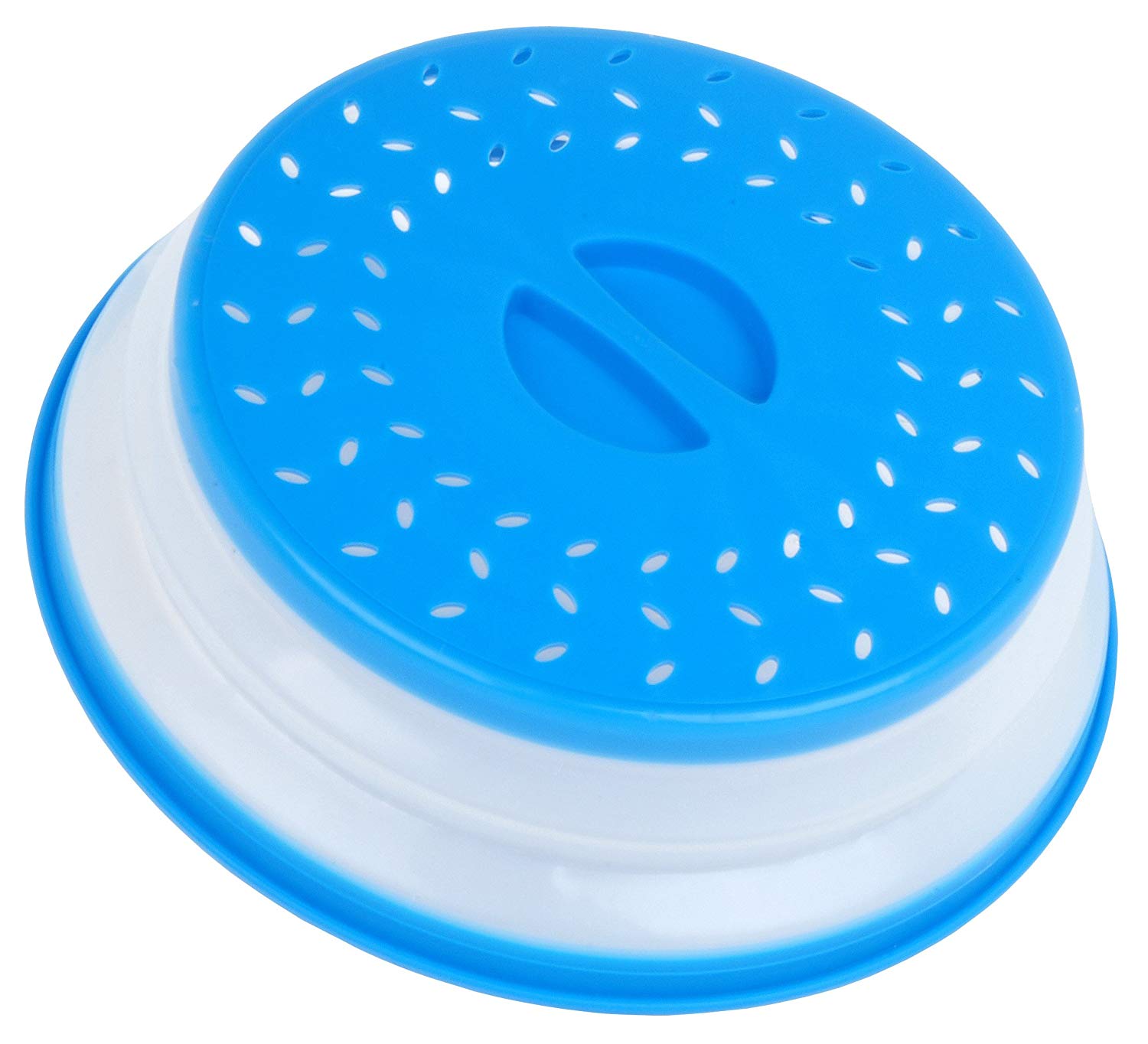Heat Eat NS450 Microwave Plate Cover/Colander/Strainer, Red Or Blue, 27cm - Image 4