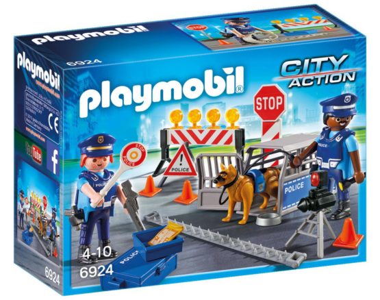 Playmobil 6924 City Action Police Roadblock, for Children Aged 5+