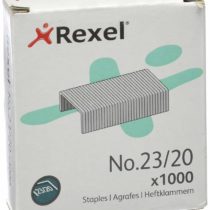 Rexel No.23/20 mm Heavy Duty Staples, For Stapling up to 160 Sheets, Use with Heavy Duty Staplers, Box of 1000, 2100926