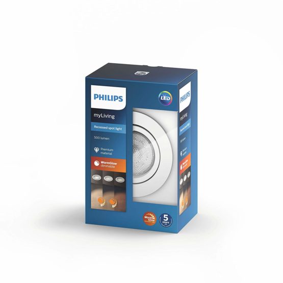 Philips myLiving Shellbark Round Warm Glow Recessed LED ... Philips myLiving Shellbark Round Warm Glow Recessed LED ... on Myliving Outdoors id=45397