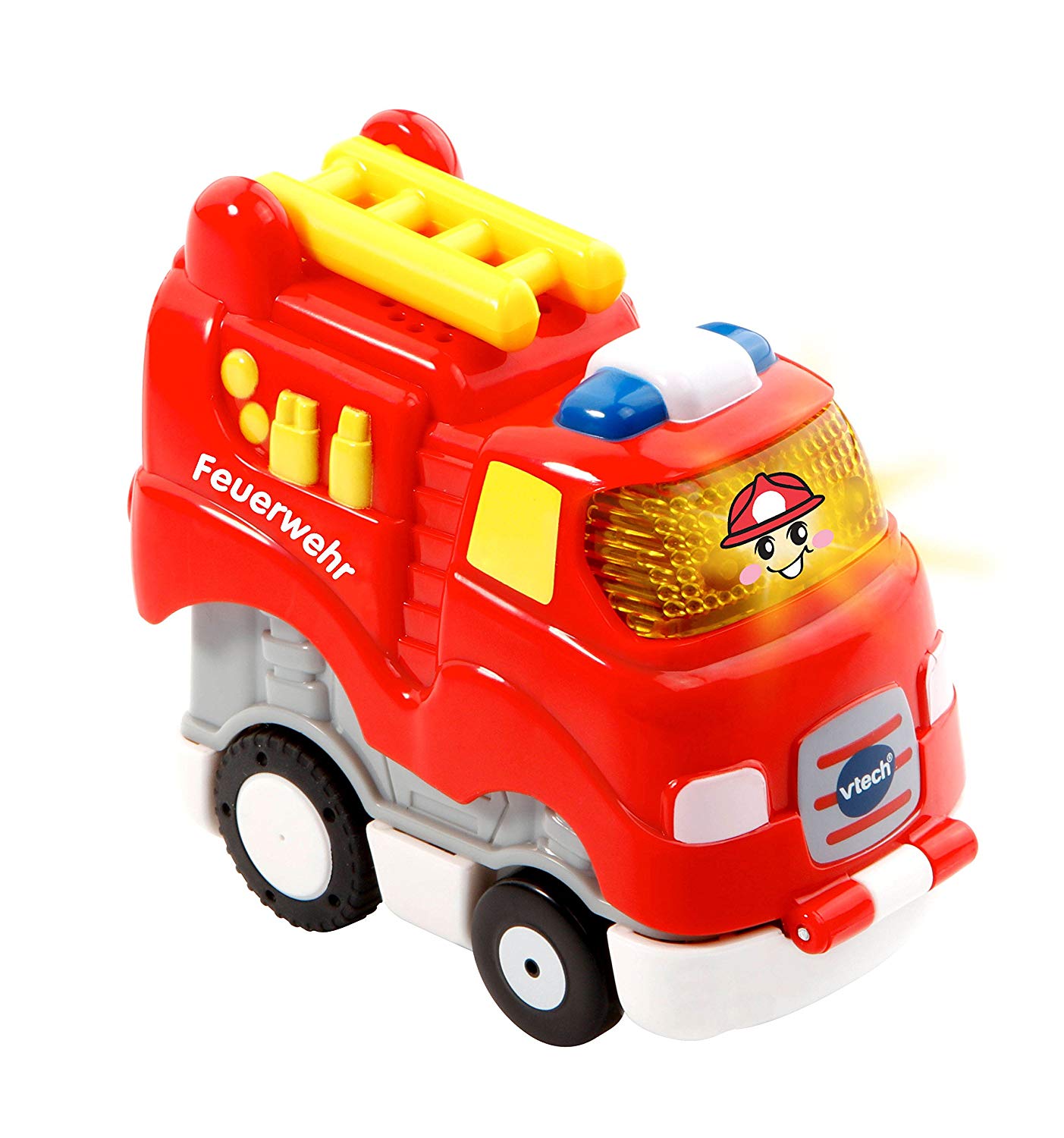 Vtech TUT TUT Baby Speedster, Press and Go Fire Brigade, Toy Car with Music, Light Up Button and Exciting Sounds - Image 2