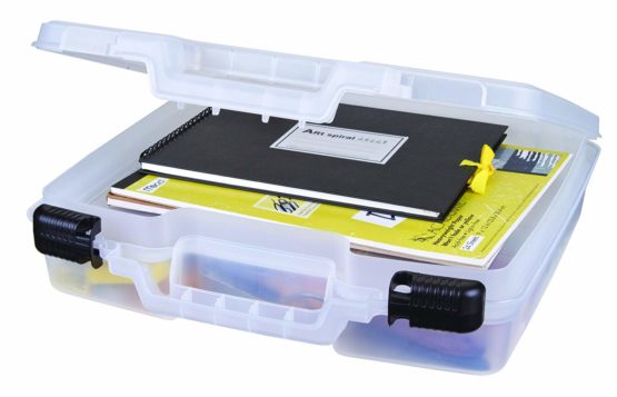 ArtBin Quick View Divided Deep Base with Lift Carrying Case, Translucent Clear - Image 2