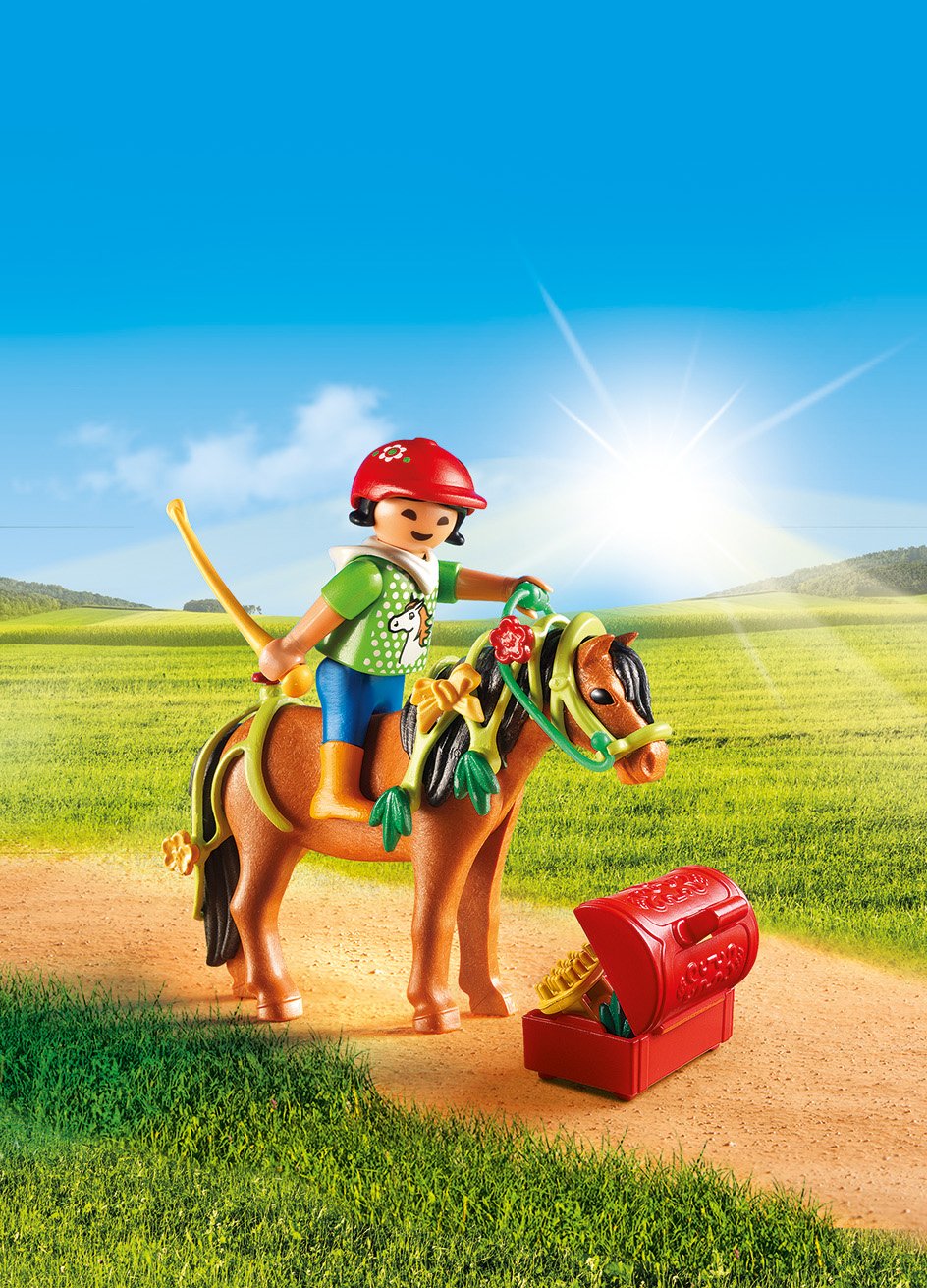 Playmobil 6968 Collectable Groomer with Bloom Pony, Fun Imaginative Role-Play, PlaySets Suitable for Children Ages 4+ - Image 2