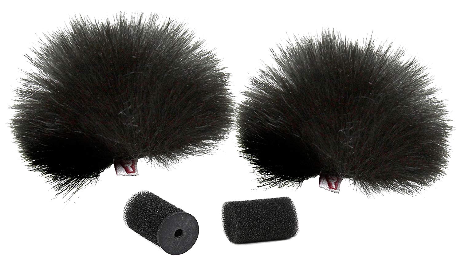 Rycote 065501 Windjammer for Lavalier - Black (Pack of 2)