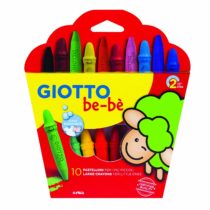 GIOTTO 466800 BEBE WAX CRAYONS 10 BOX