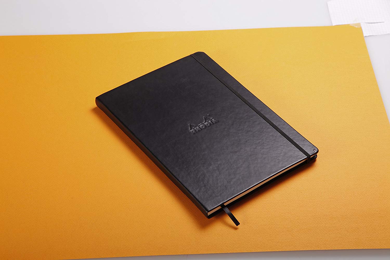 RHODIA 118369C, Rigid Notebook Webnotebook Black, A4, Lined, 192 pages, Clairefontaine Ivory Paper 90 g/m, Bookmark - Image 4