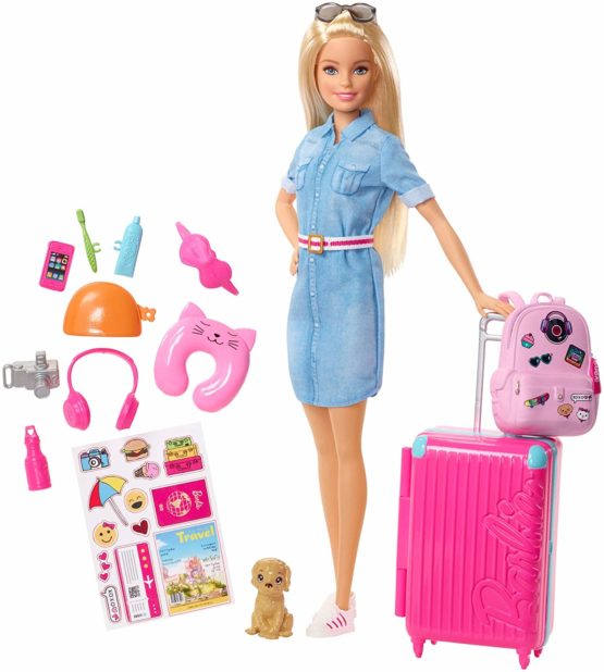 barbie doll set opening