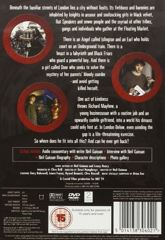 Neverwhere: The Complete BBC Series [DVD] [1996] - Image 2