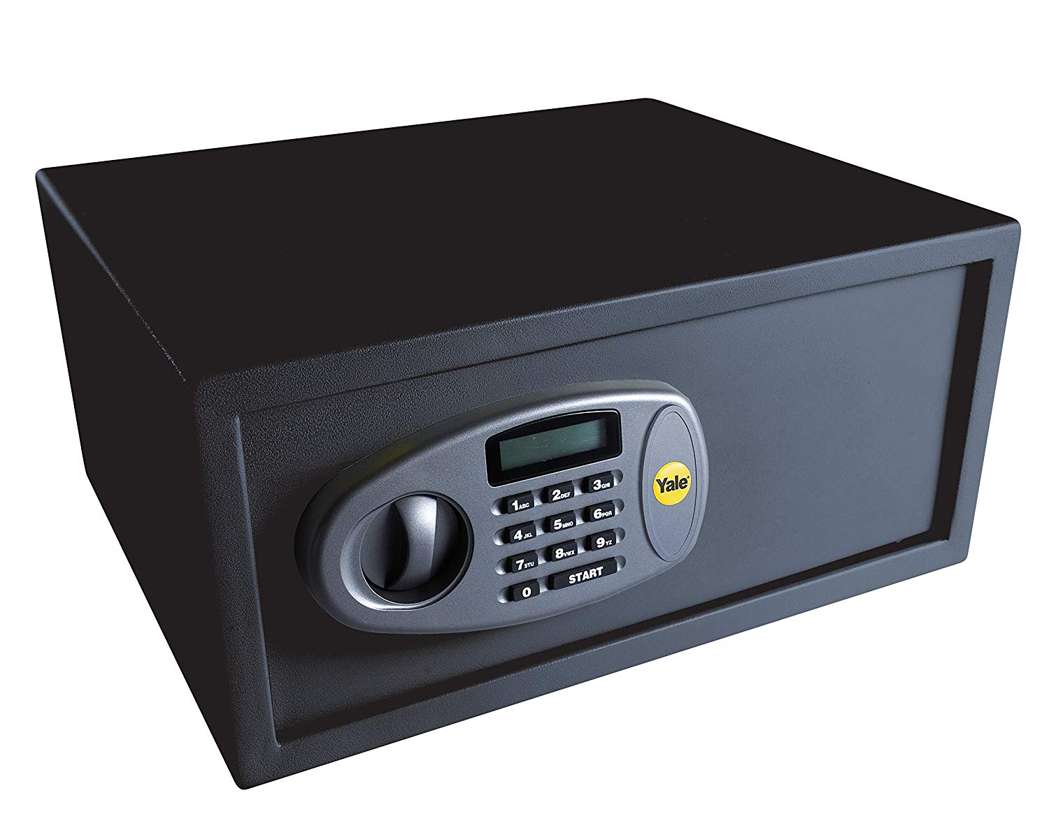 Yale Electronic Guest Laptop Safe, Guest Protection, PIN Keypad + Master Code, Auto Lockdown, Anti-bump Solenoid, LCD Display
