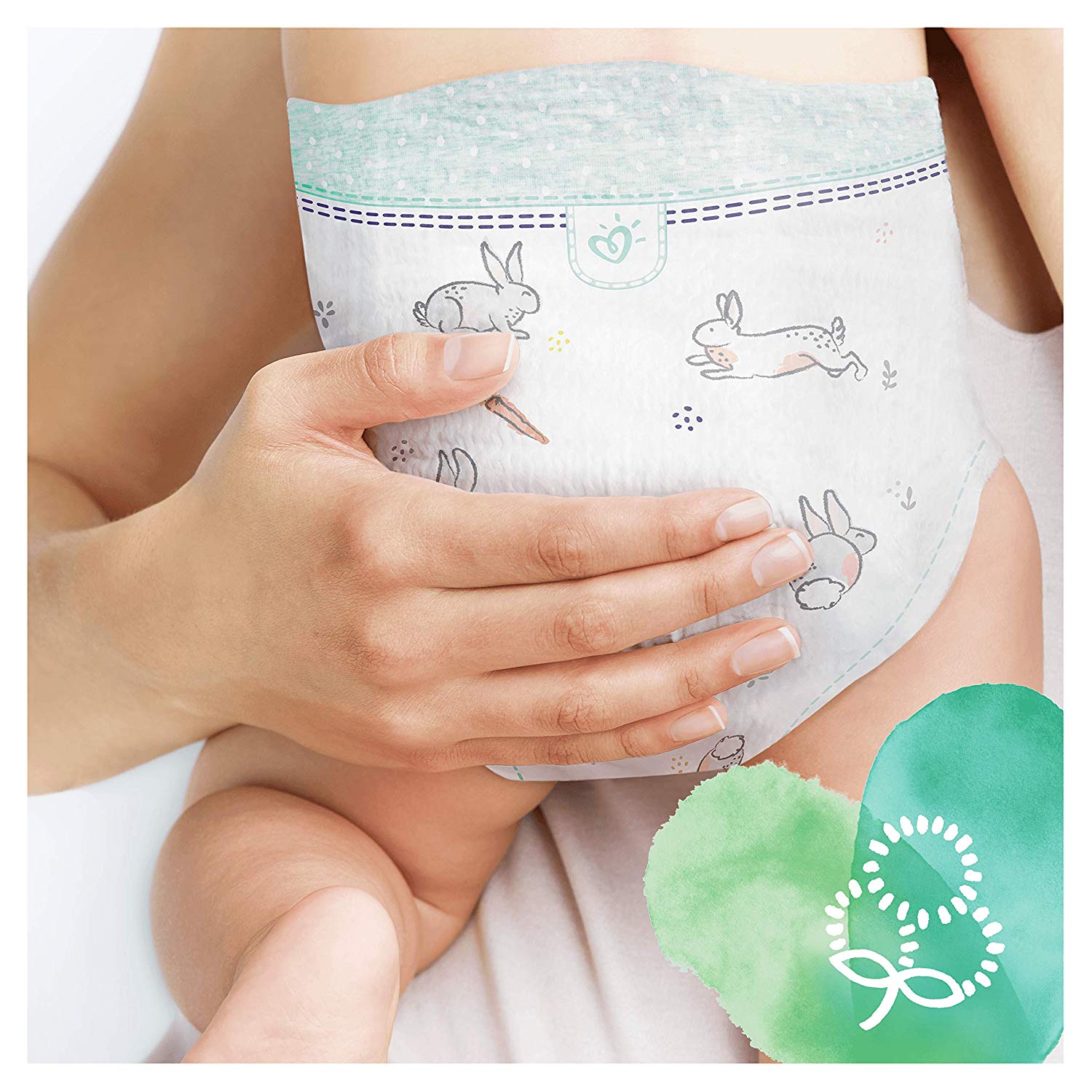 Pampers Baby Nappies Size 4 (9-14 kg / 20-31 lbs), Pure Protection (Harmonie), 160 Count, MONTHLY SAVINGS PACK - Image 3