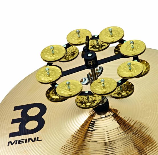 Meinl Headliner Series Double Row Hihat Tambourines with Hammered Brass Jingles - Image 2