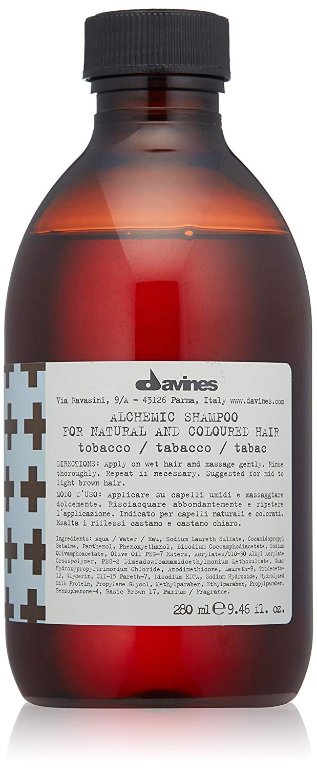 Davines Alchemic System Shampoo, Tobacco, 280 ml (Pack of 1)