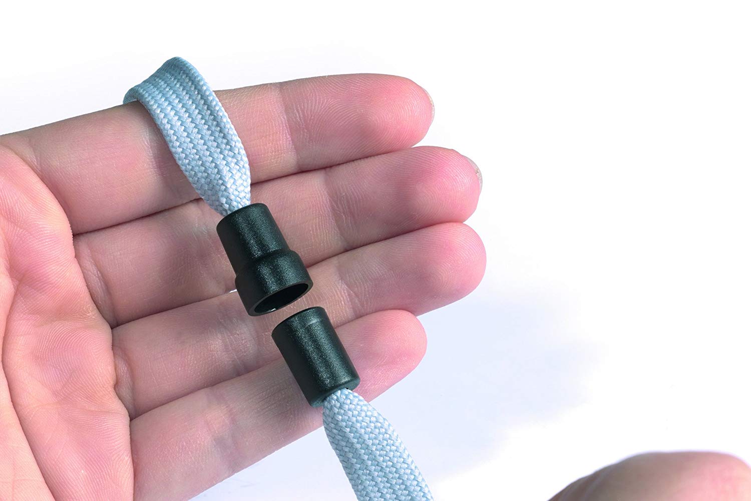 Durable Textile Lanyard 10 mm Black, 10 x 440 mm - Image 3