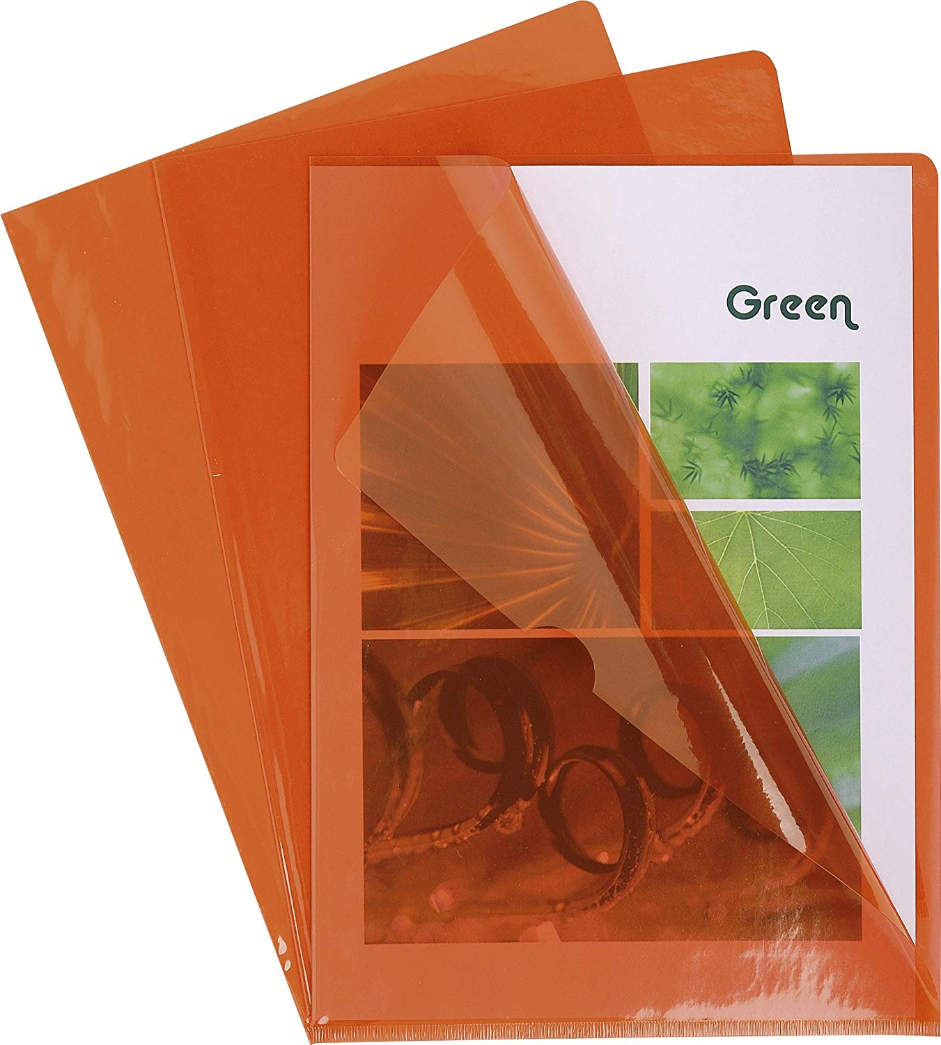 Exacompta, Ref 661245E, PVC Cut Flush Folder, Suitable for Holding A4 Documents, 0.1mm Clear PVC, Top & Right Openings - Image 3